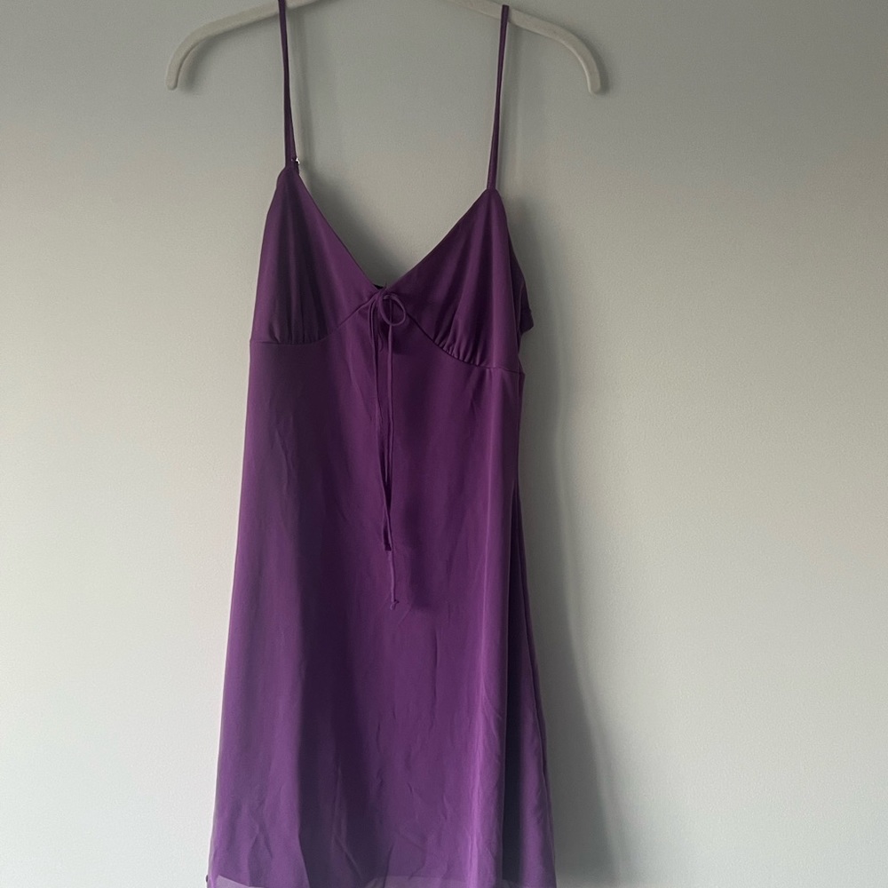 Purple Baby Doll Dress